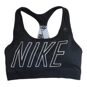 Nike Black and White Sports Bra - Size XL - NWT